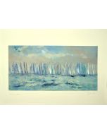 La Regata is an original artwork realized by the Belgian artist Martine Goeyens.