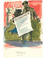 Il Tirreno by Mino Maccari - Contemporary Artworks