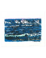 Marine Landscape is a splendid serigraph engraved by Livio De Morvan.