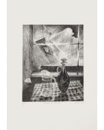 Still Life And Window by Piero Cesaroni - Contemporary Artwork
