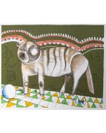 The Cat by Franco Gentilini - Contemporary Artwork