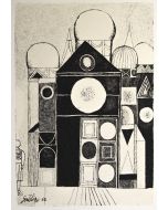 The Cathedral by Franco Gentilini - Contemporary Artwork