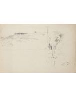 Landscape with Bird by Anonymous - Modern Artwork