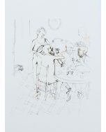 Dining by Franco Gentilini - Contemporary Artwork