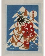 Japanese Christmas Tree - Modern Artwork