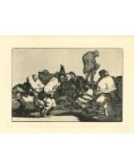 Disparate de carnaval - from Los Proverbios by  Francisco Goya - Old Master artwork