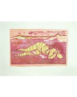 Girl in Pink by Mino Maccari - Modern Artwork