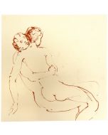 The Couple by Leonor Fini - Contemporary Artwork