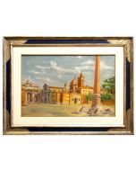 Piazza del Popolo, Rome by E. Battaglia - Modern Artwork