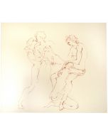 The Couple by Leonor Fini - Contemporary Artwork
