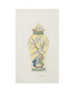 Porcelain Vase By Anonymous- Artwork