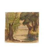 "Landscape" by Jean-Raym Delpech - Modern Artwork