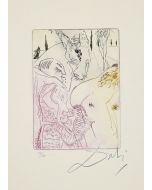 Compère Pierre's mare from Le Decameron by Salvador Dalì -  Contemporary Artwork
