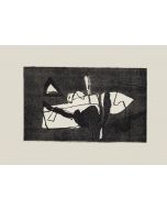 Black Composition by Afro Basaldella - Contemporary Artwork