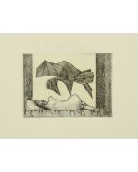 "Nude and Creature" by Leo Guida - Contemporary Artwork