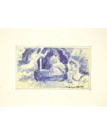Figures in the Landscape by Bertrand Mogniat-Duclos -  Contemporary Artworks
