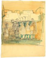The audience by Mino Maccari