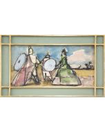 Figures  by Mino Maccari - Modern Artwork