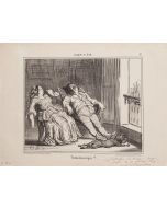 Honoré Daumier - Trente deux degrés!!!-from Croquis d’Été