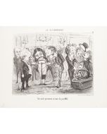 Honoré Daumier - Une soirée Parisienne - La Fluidomanie - Modern Artwork