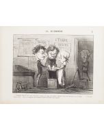 Honoré Daumier - Comment, voilà mes clercs ... La Fluidomanie - Modern Artwork