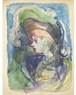 Portrait 1955s. by Mino Maccari.