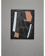 Abstract Brown Composition by Alberto Magnelli -  Contemporary Artworkl