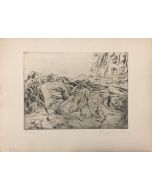 Le Rêve - from "Le Croquis du Front Italien"