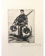 La Couvèe de L’eau - from "Le Croquis du Front Italien"