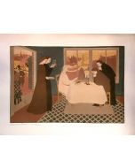 M. DENIS, "Les Pèlerins d'Emmaus", Lithograph, 1895.