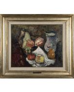 Still Life With Fruits by Arturo Tosi - Modern Artwork