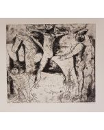 Marino Marini, Il Teatro delle Maschere, Etching, Aquatint, Drypoint, 1956, Modern Art, Artwork