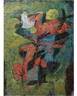 Boy with turkey - Afro Basaldella - Modern Art