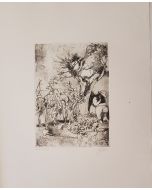 Franco Gentilini, Paesaggio con vite, Landscape with grapevine, Artist's Proof, Modern Art Artwork
