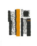 Spacal Luigi, Muri carsici, Xilograph and chalcography, 1969, Contemporary Art, Artwork, Graphic Art, Abstract Art