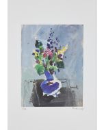 Vase of Flowers by Marcello Avenali - Contemporary Artwork