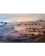 Sunrise over Iblei Mountains by Laura D'Andrea - Contemporary Artwork