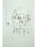 Franco Gentilini - The Dinner - Contemporary Art