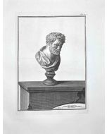 Bernardino Nolli - Ancient Roman Bust - Old Masters Art