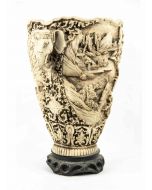 Vintage Oriental Vase with Elephants - SOLD