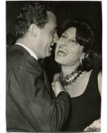 Vintage Portrait of Anna Magnani with Alberto Sordi - Original Photographs
