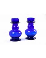 Pair of Vintage Blue Vases - SOLD