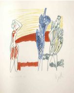 Three Colored Figures