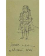Anonymous - Figure in Victorian Cloth - Old Masters Art