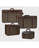 Vintage Suitcases Set by Fendi - Brown Monogram Travel 