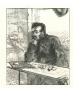 Paul Gavarni - The Pensive Man - Modern Art