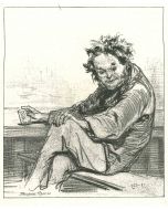 Paul Gavarni - A Drunk Man - Modern Art