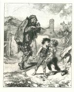 Paul Gavarni - The Passenger Talking to Children - Modern Art