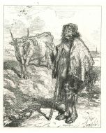 Paul Gavarni - The Passenger beside a Farm - Modern Art