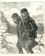 Paul Gavarni - The Men in the Wind - Modern Art